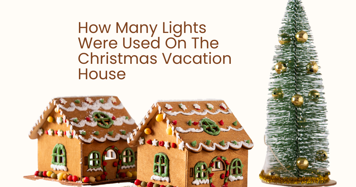 How Many Lights Were Used On The Christmas Vacation House